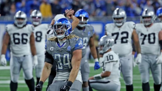 Detroit Lions linebacker Alex Anzalone
